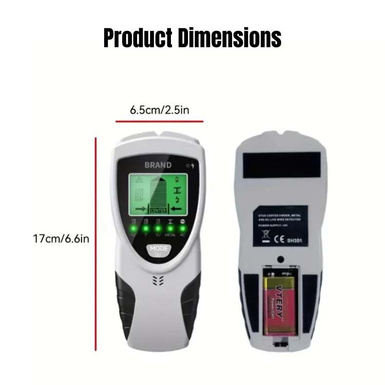 Détecteur de montants SmartScan 5-en-1