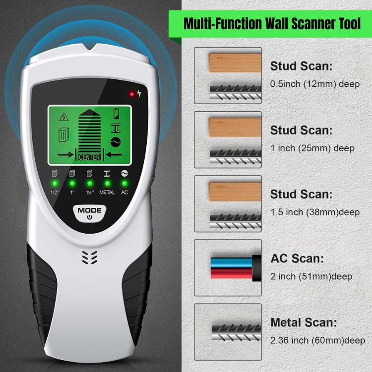 Détecteur de montants SmartScan 5-en-1