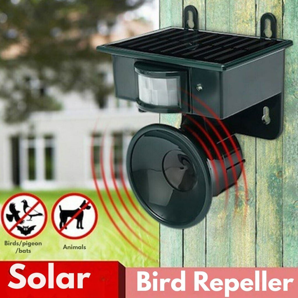 Répulseur de Oiseaux à Détection de Mouvement Solaire - Écologique