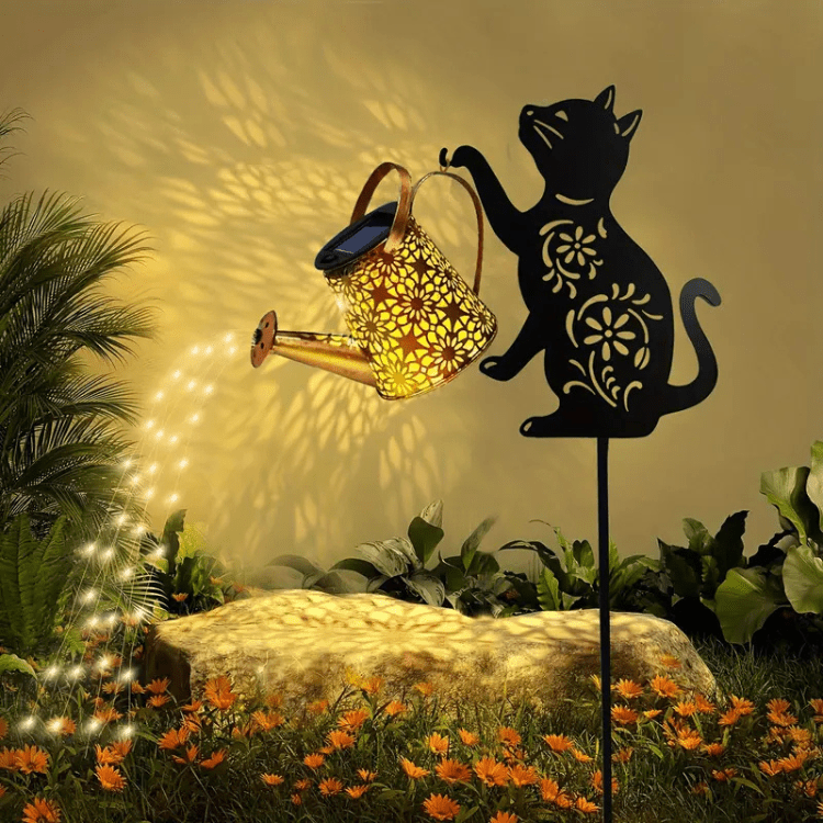 Pot de Fleurs Solaire Luminaire de Jardin
