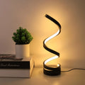 SPIRALUX Lampe de Table - Design Spiral Moderne Dimmable