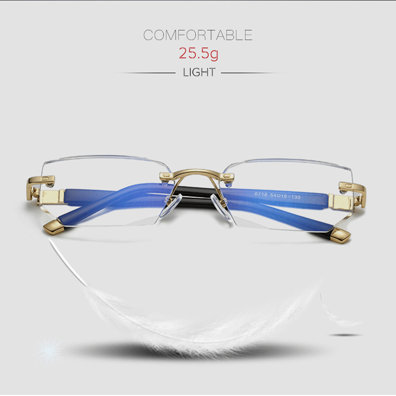 Viselio Lunettes de lecture intelligentes avec verres progressifs | Ultra-légères & filtre de lumière bleue | Pour vision de près et de loin | Monture en titane TR90