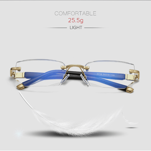 Viselio Lunettes de lecture intelligentes avec verres progressifs | Ultra-légères & filtre de lumière bleue | Pour vision de près et de loin | Monture en titane TR90