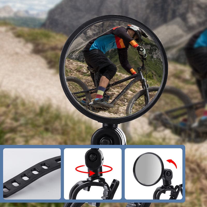 Miroir de sécurité 360° pour cyclistes