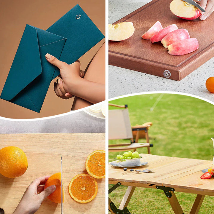 SteelSlice™ | Ensemble de Couteaux de Poche en Acier Inoxydable (Set de 2)