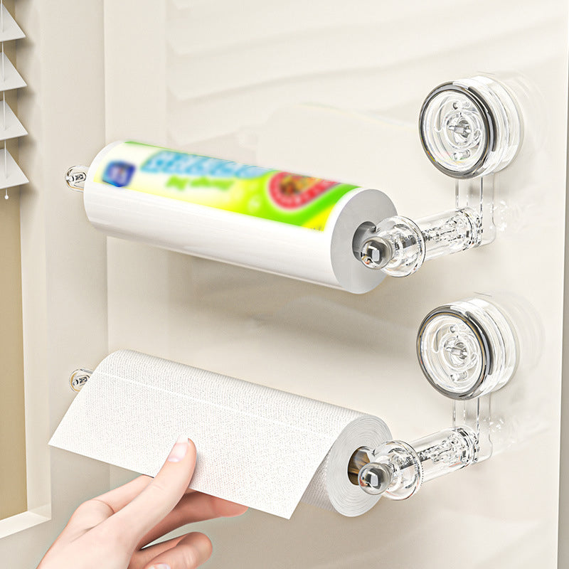 Support de papier toilette multifonctionnel avec ventouse