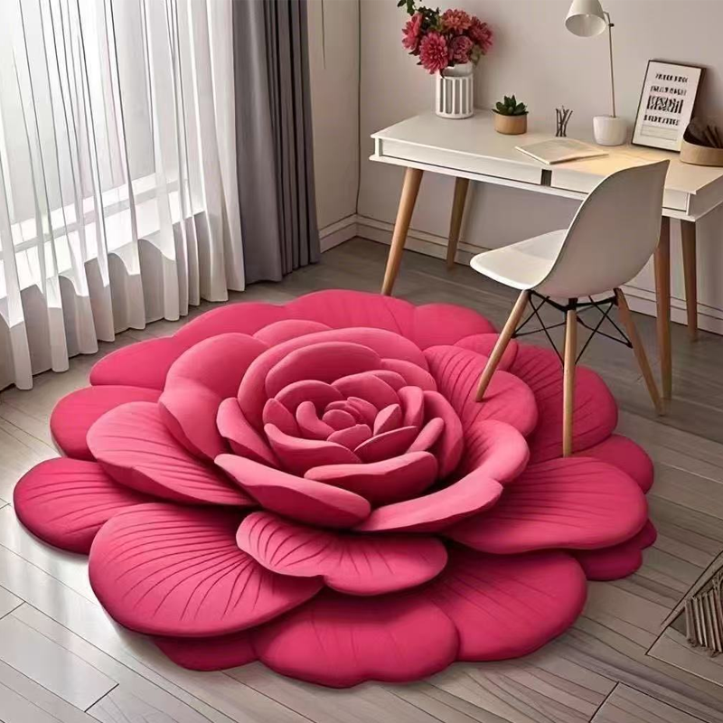 BloomMat | Tapis de sol en fleurs élégant – Choisissez entre une surface en peluche douce ou en diatomite à séchage rapide