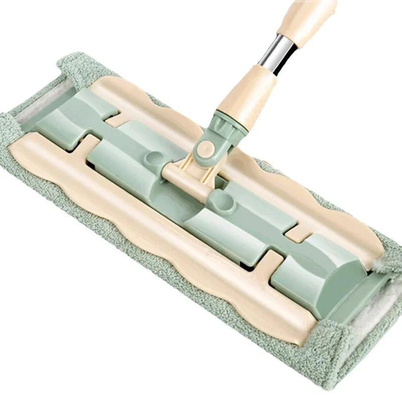 FlexiClean™ | Balai à sol – Manche télescopique, microfibre & nettoyage à 360°