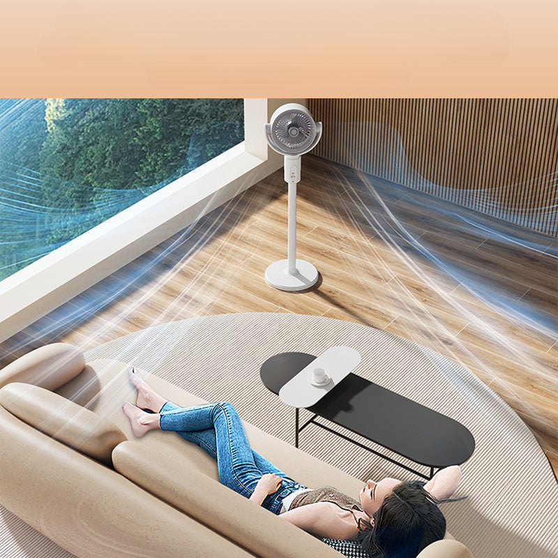 Ventilateur sur pied réglable et silencieux avec télécommande