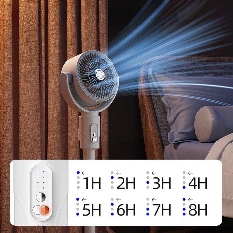 Ventilateur sur pied réglable et silencieux avec télécommande