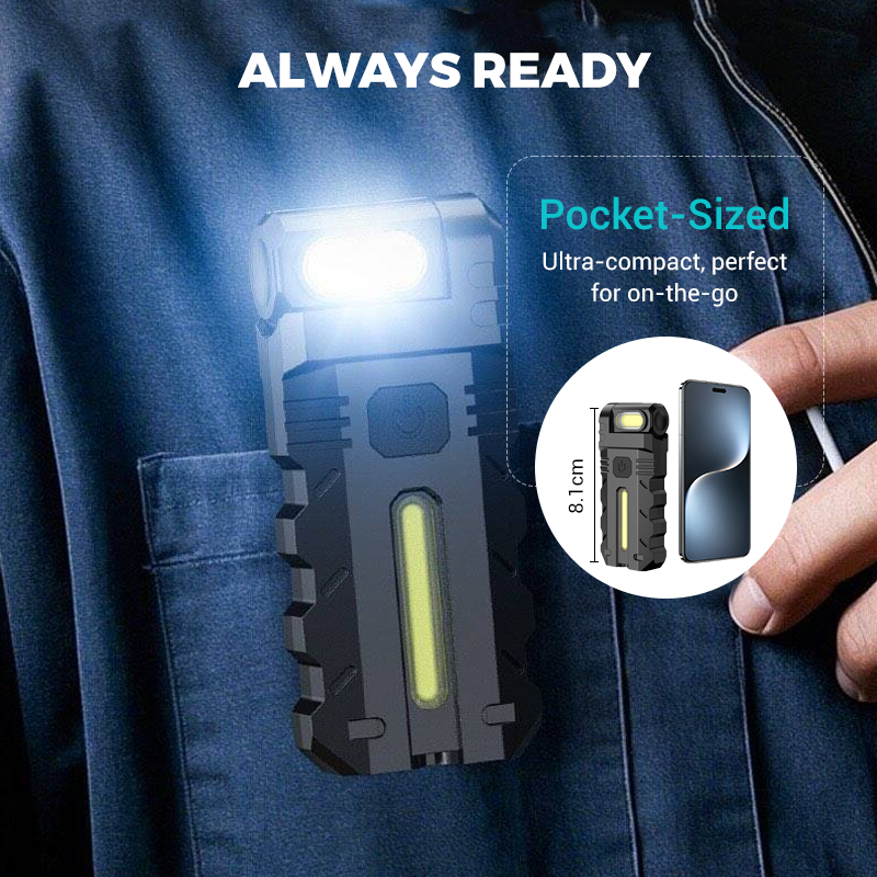💥Lampe de travail LED avec tête rotative à 180°