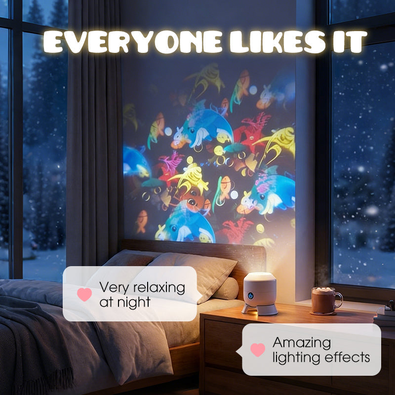 STARFLOW – Projecteur LED Dynamique pour un Éclairage Relaxant et Décoratif