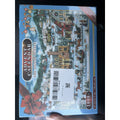Calendrier de l'Avent Puzzle du Village de Noël Moderne