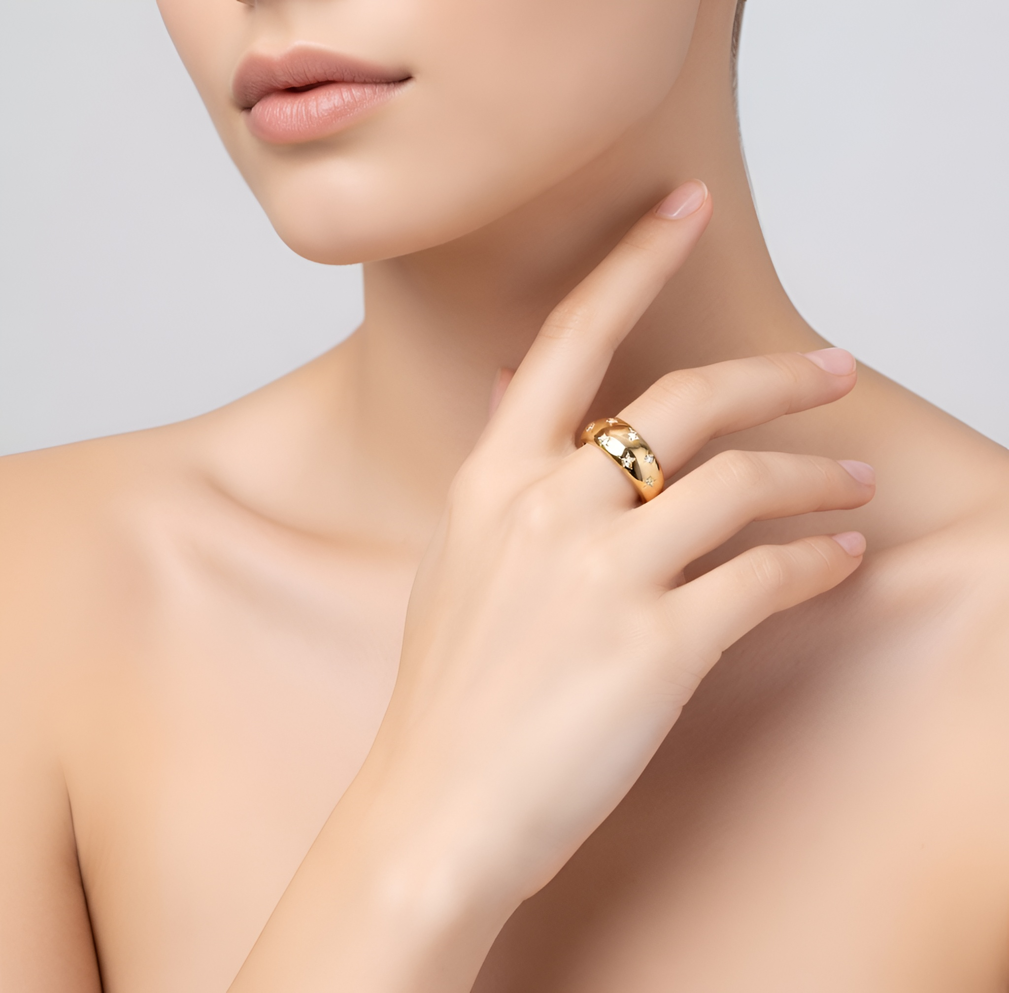 Flynn - Bague Crystal Star pour femme