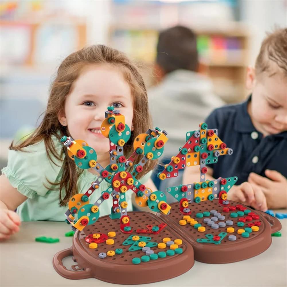 STEM Kit de Construction : Apprentissage Créatif avec Perceuse Électrique