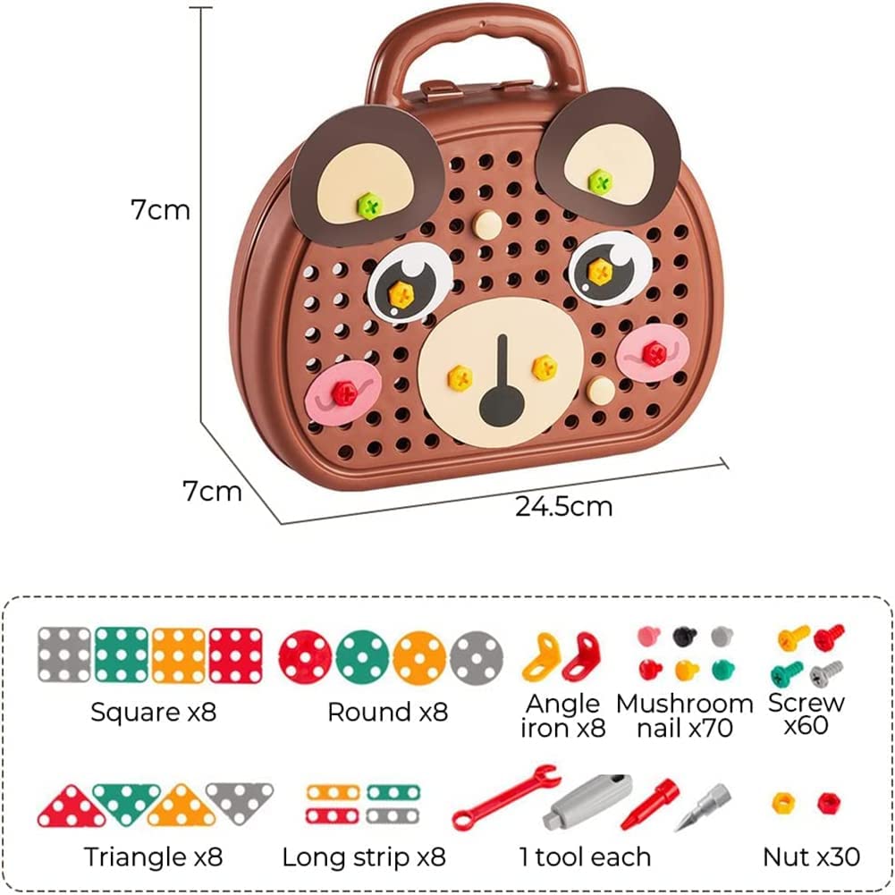 STEM Kit de Construction : Apprentissage Créatif avec Perceuse Électrique