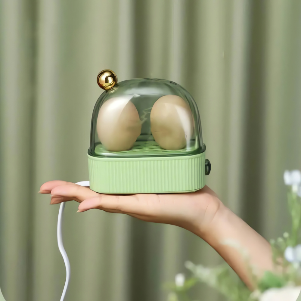 Cuit-Oeufs Électrique - Petit Déjeuner Rapide & Élégant | Design Compact