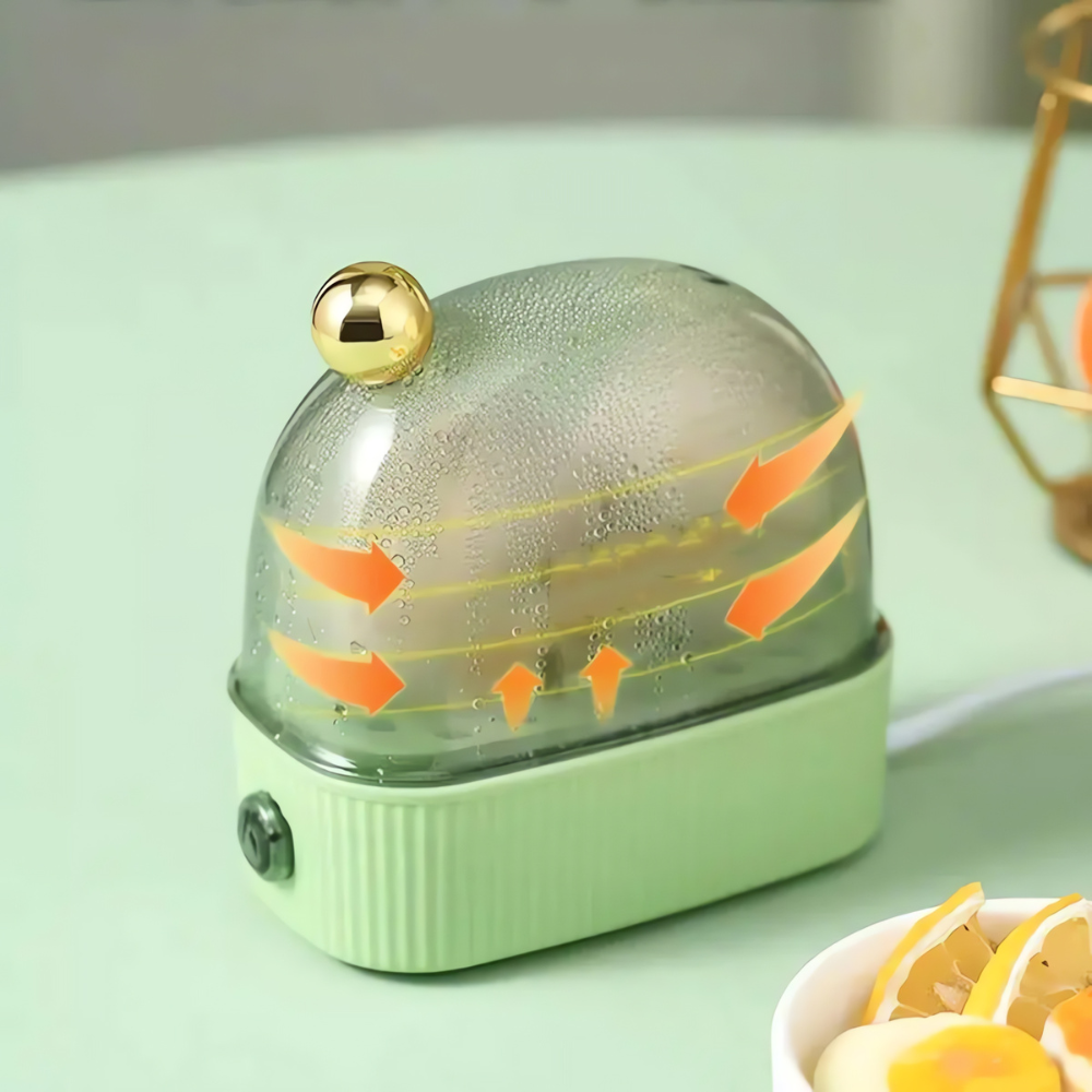 Cuit-Oeufs Électrique - Petit Déjeuner Rapide & Élégant | Design Compact