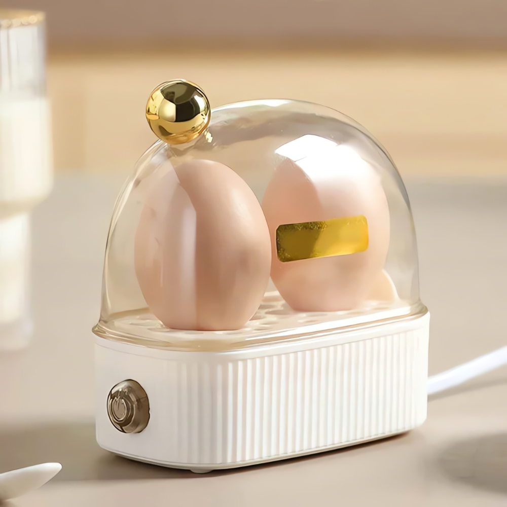 Cuit-Oeufs Électrique - Petit Déjeuner Rapide & Élégant | Design Compact