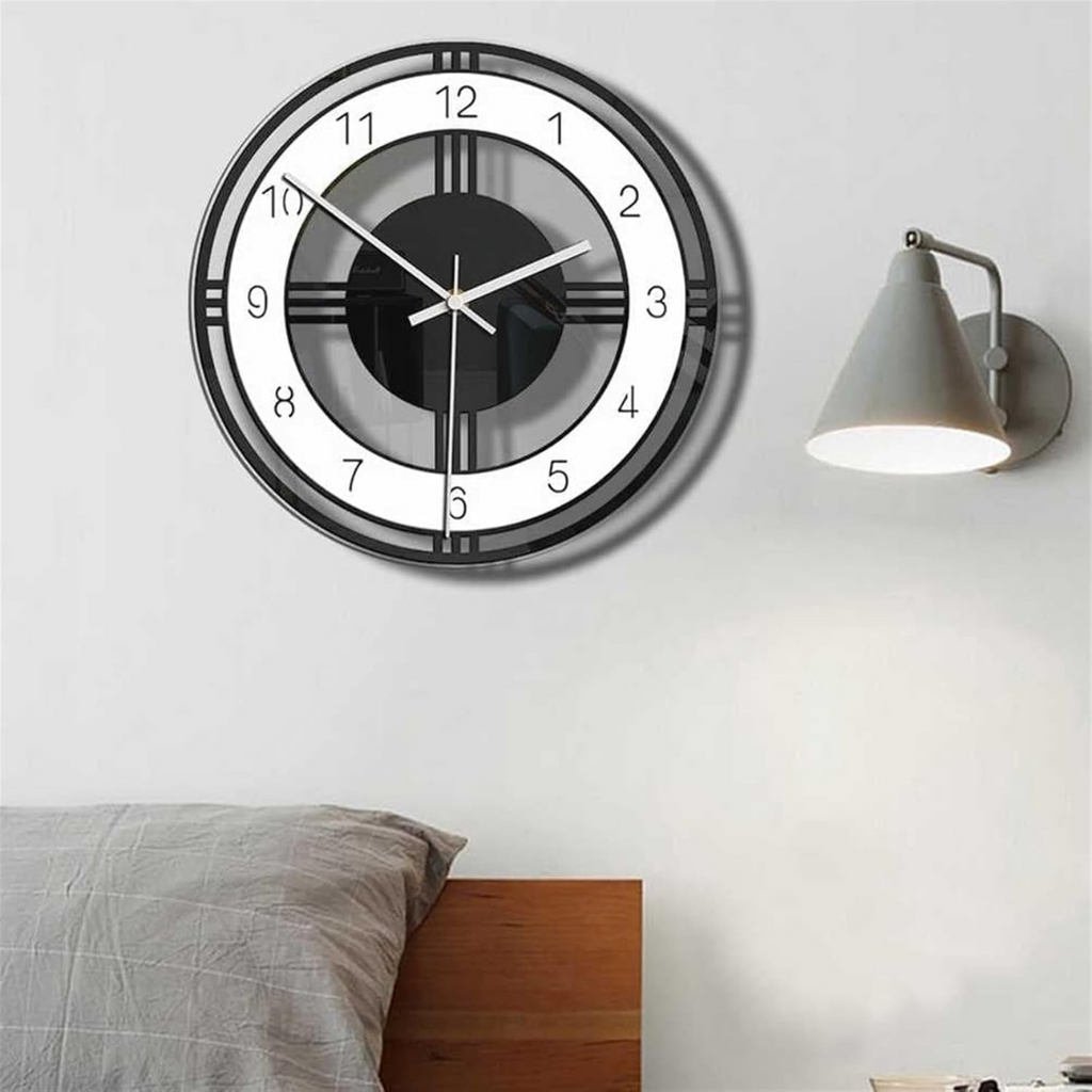 Horloge Murale Grande Moderne - Élégante et Silencieuse