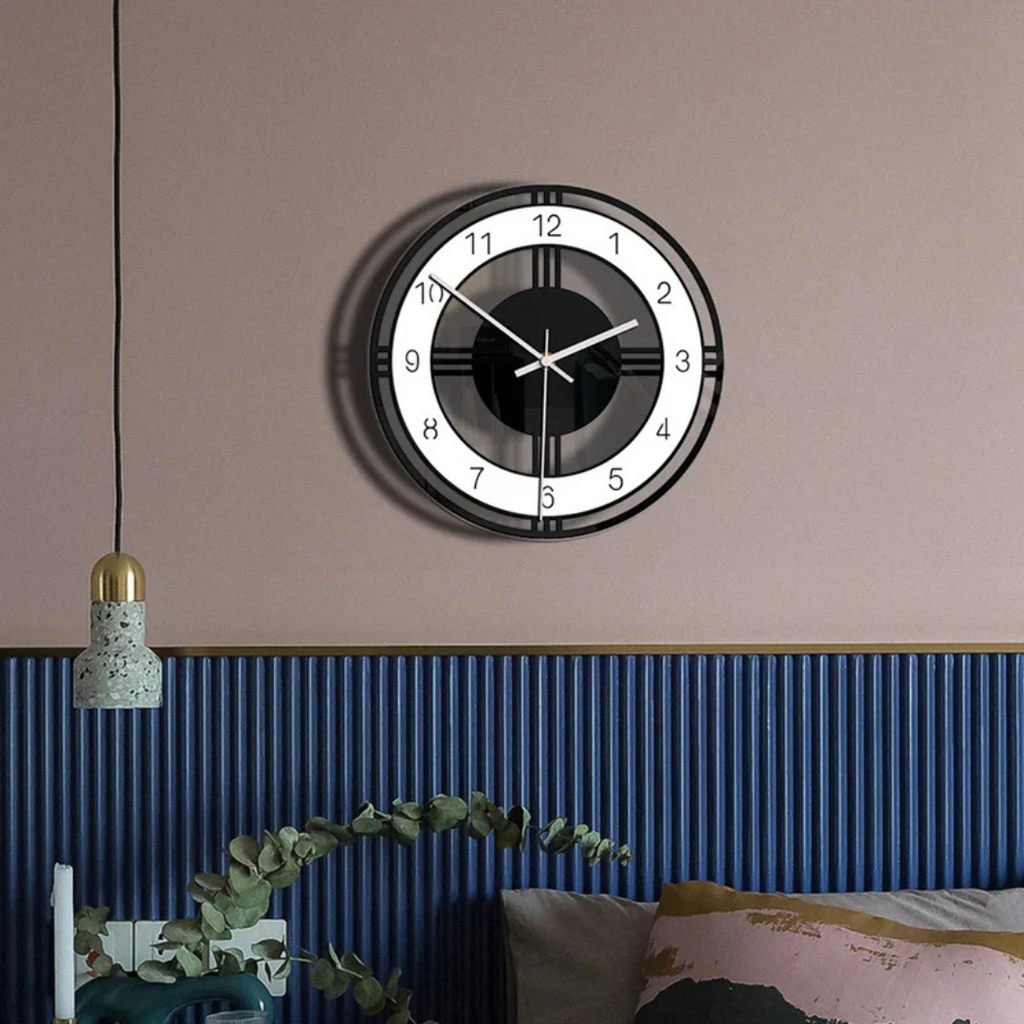 Horloge Murale Grande Moderne - Élégante et Silencieuse