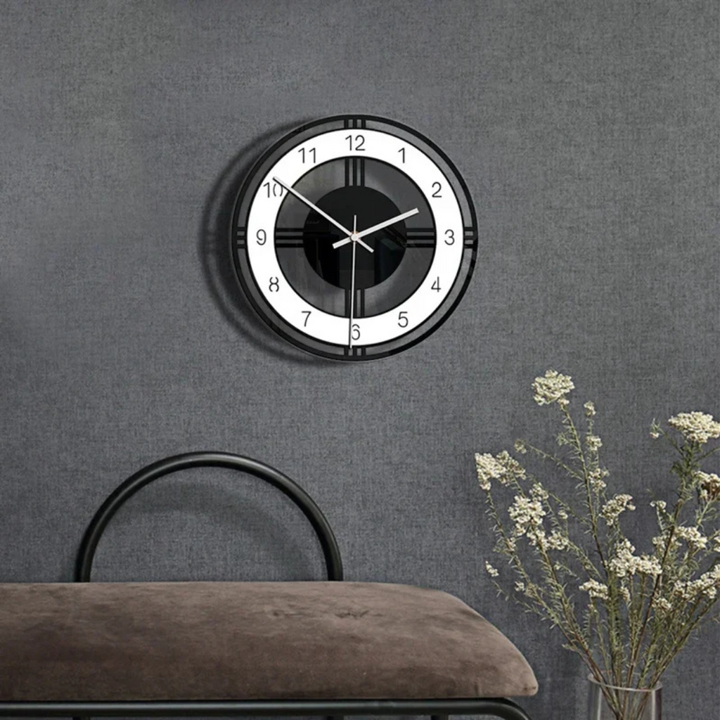 Horloge Murale Grande Moderne - Élégante et Silencieuse