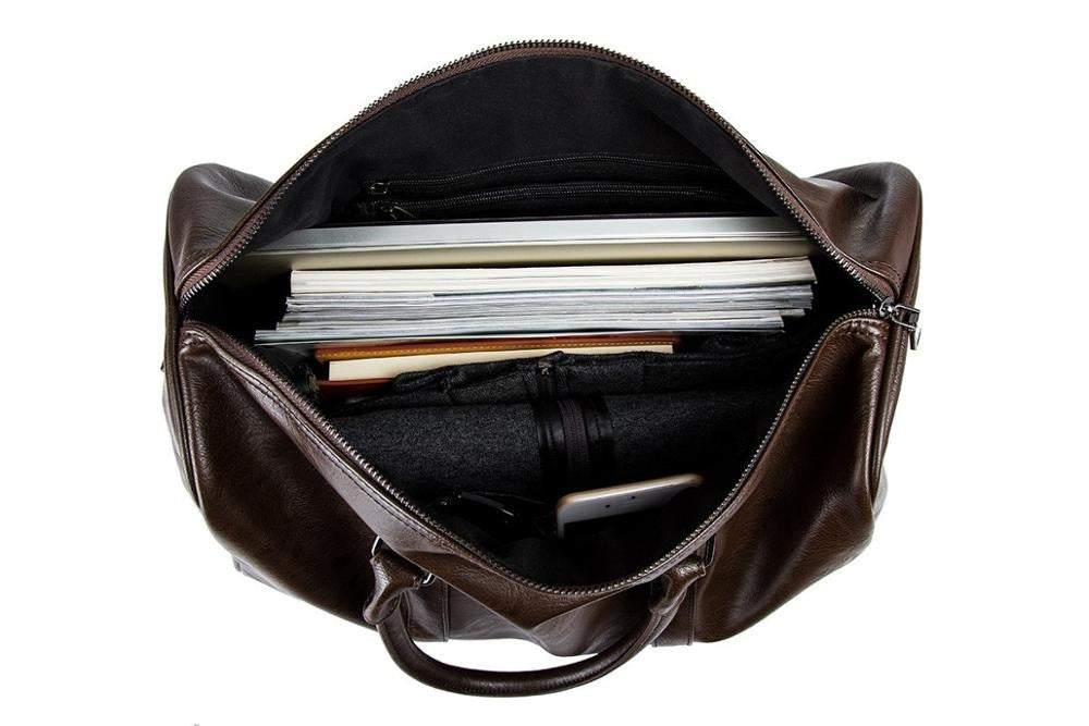 Grand sac de voyage en cuir – Sac à main léger et durable