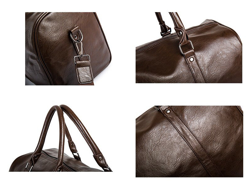 Grand sac de voyage en cuir – Sac à main léger et durable