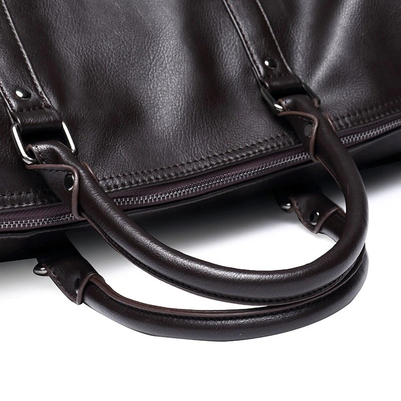 Grand sac de voyage en cuir – Sac à main léger et durable