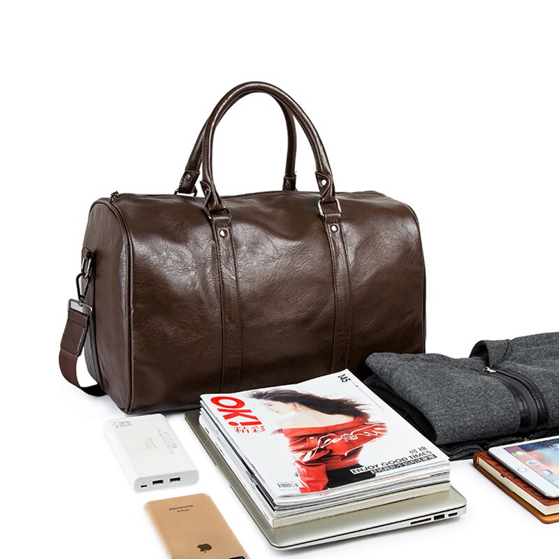 Grand sac de voyage en cuir – Sac à main léger et durable
