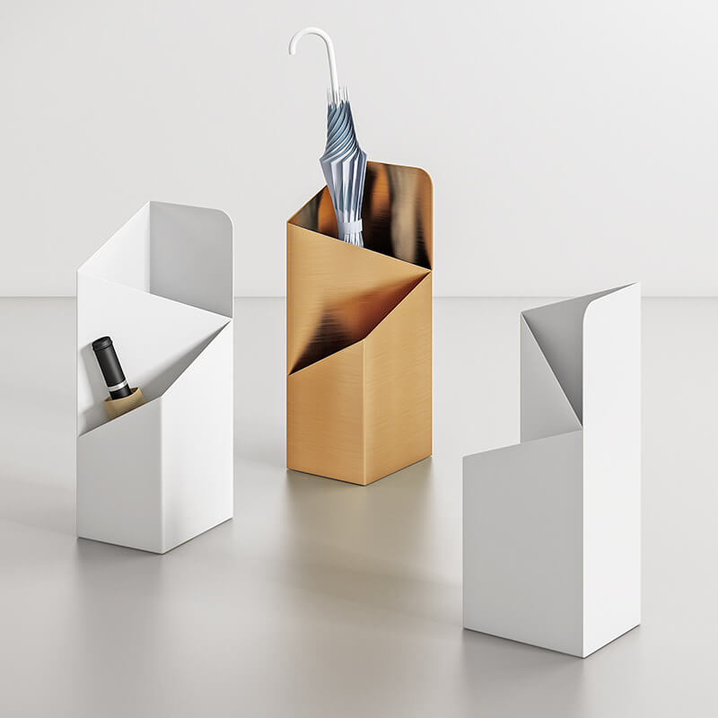 Porte-parapluie avec bac de récupération - Design scandinave