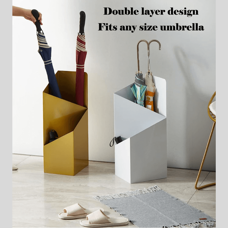 Porte-parapluie avec bac de récupération - Design scandinave