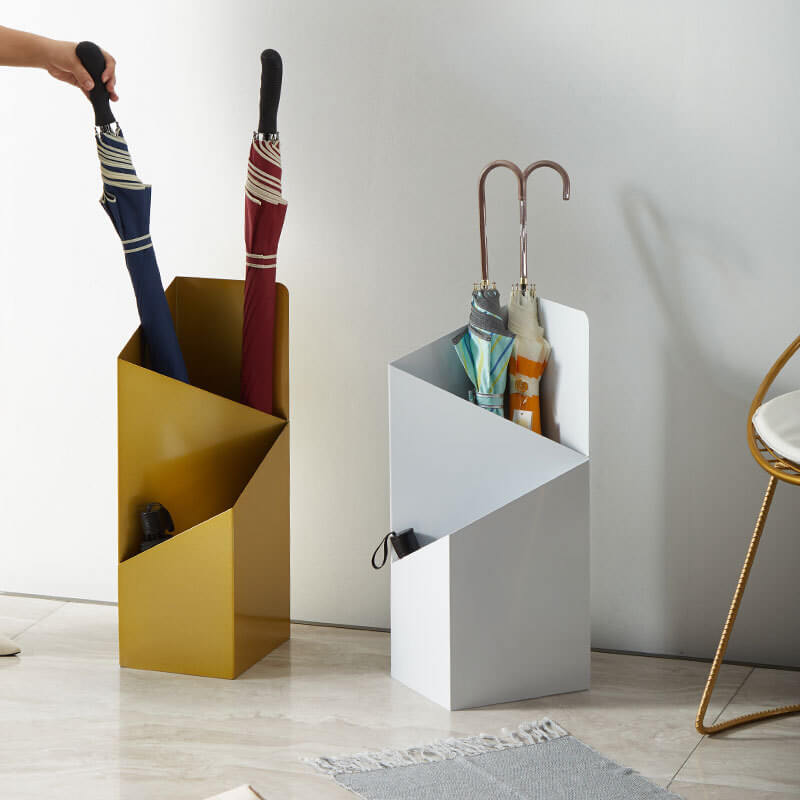 Porte-parapluie avec bac de récupération - Design scandinave