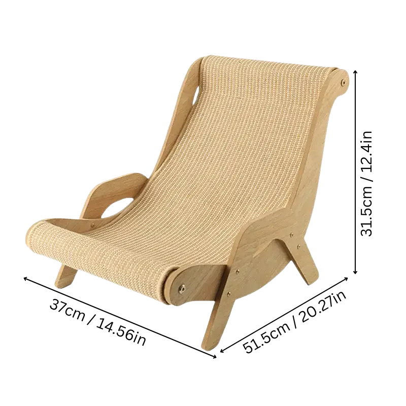 Griffoir en Bois pour Chat - Élégant et Durable