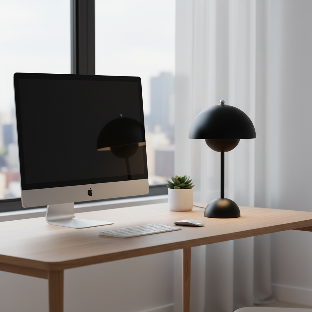 Le Refuge – Lampe de Table Sans Fil Dimmable avec Design Élégant de Pot de Fleurs