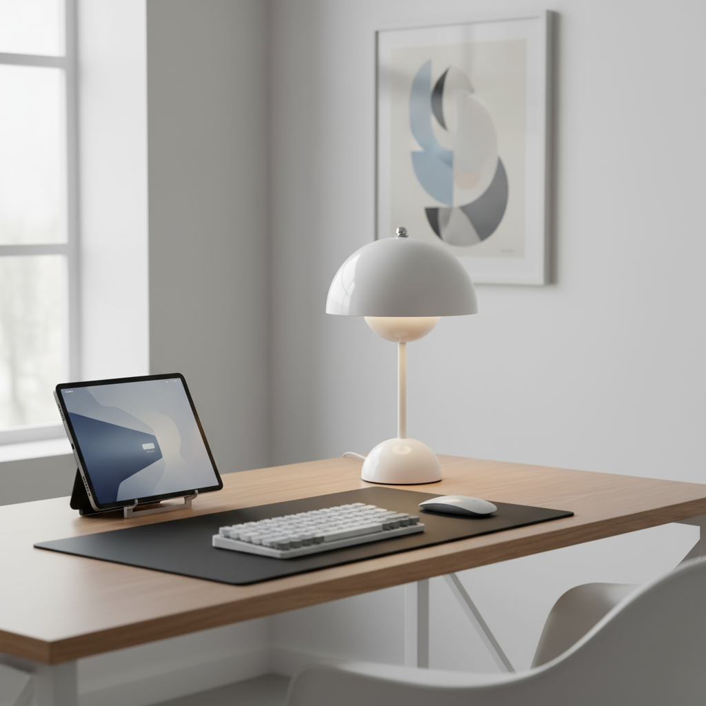 Le Refuge – Lampe de Table Sans Fil Dimmable avec Design Élégant de Pot de Fleurs