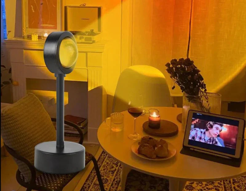 Lampe de coucher de soleil avec 4 couleurs - GlowSphere