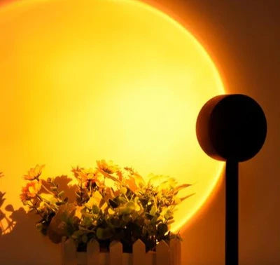 Lampe de coucher de soleil avec 4 couleurs - GlowSphere