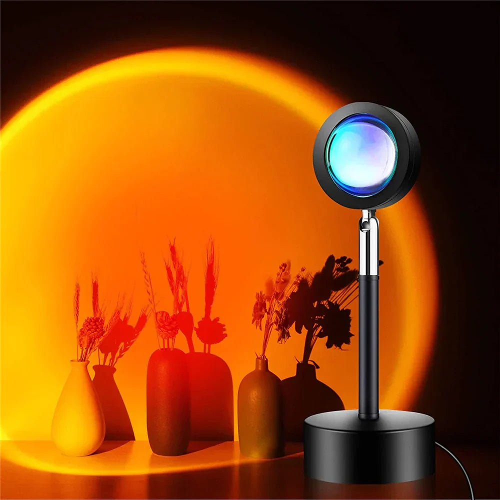 Lampe de coucher de soleil avec 4 couleurs - GlowSphere