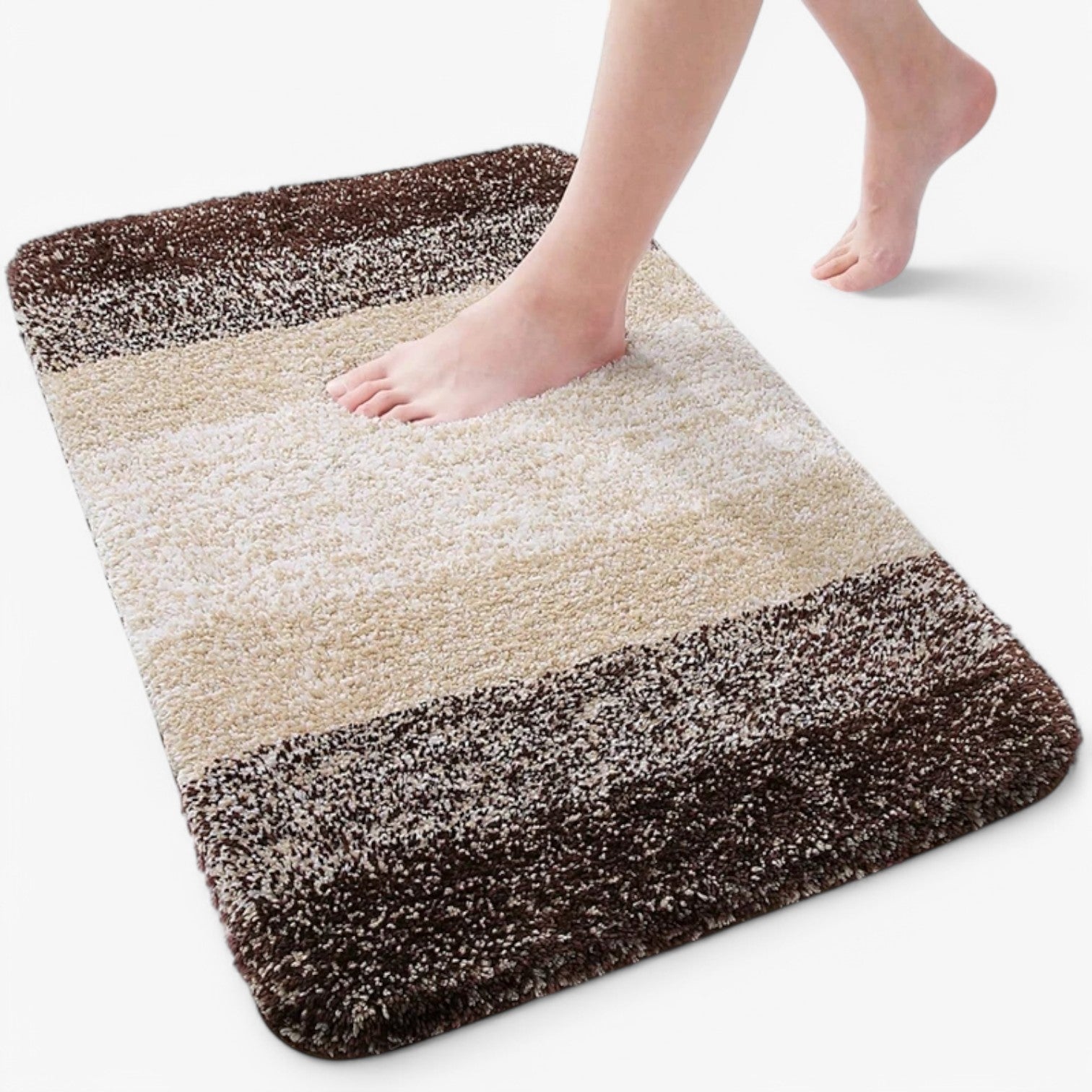 Super Tapis de Bain Antidérapant Ultra Absorbant pour Pieds Secs dans la Salle de Bain