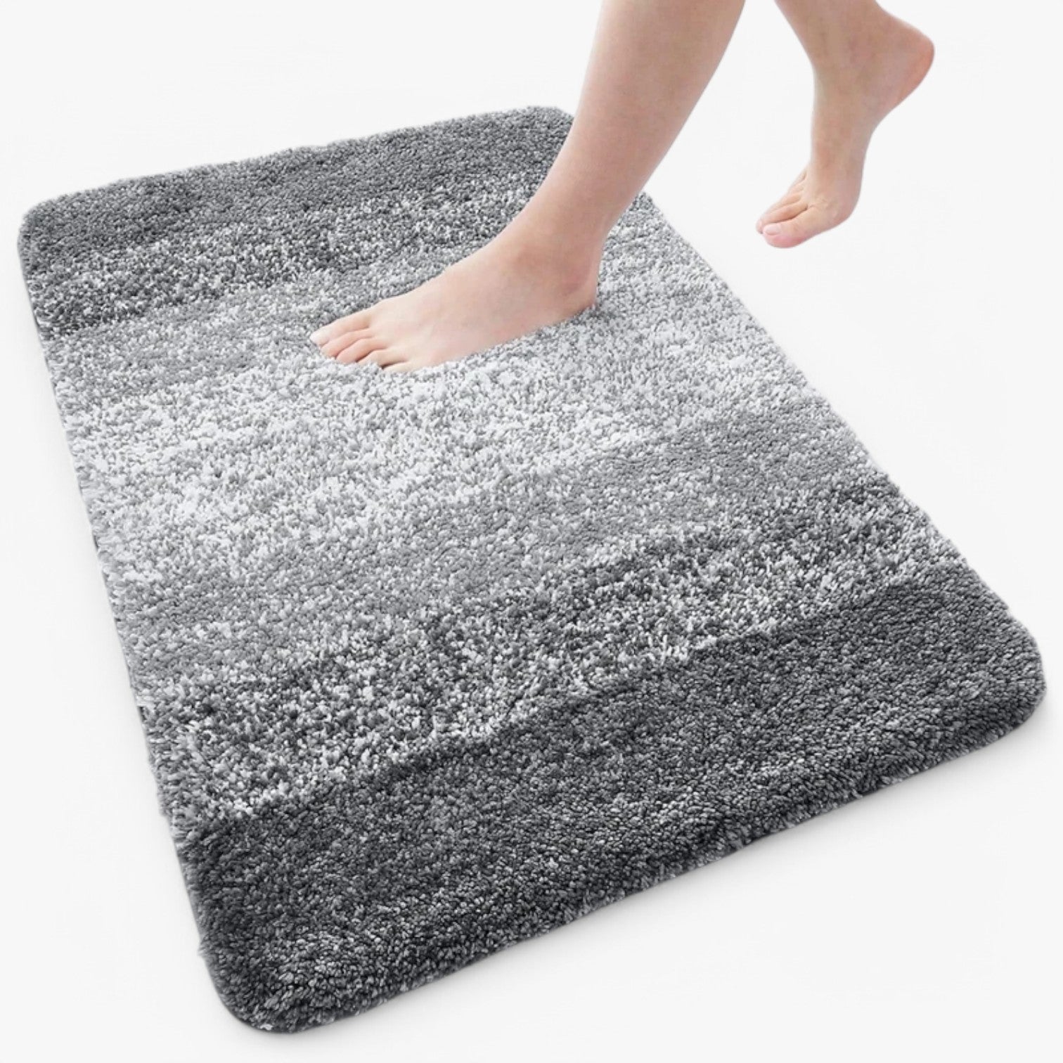 Super Tapis de Bain Antidérapant Ultra Absorbant pour Pieds Secs dans la Salle de Bain