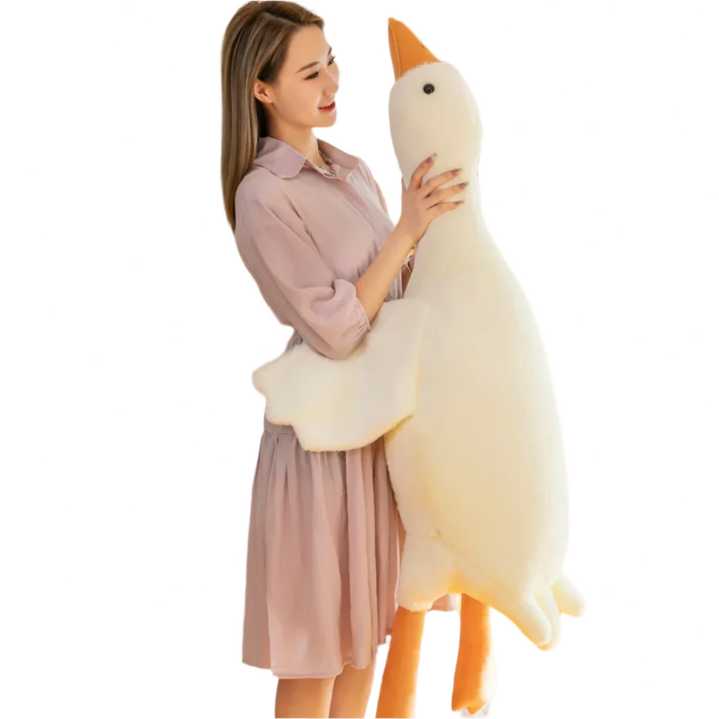 Coussin Oie Peluche - Jouet en Peluche Super Doux