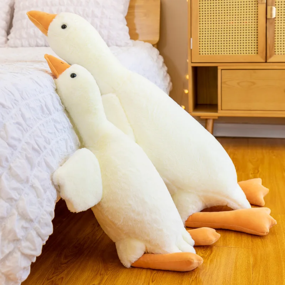 Coussin Oie Peluche - Jouet en Peluche Super Doux