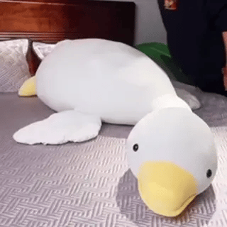 Coussin Oie Peluche - Jouet en Peluche Super Doux