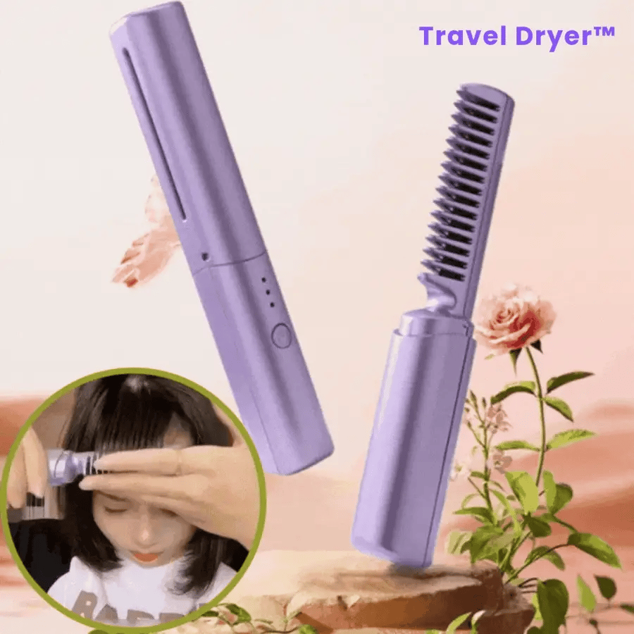 50 % de réduction | TravelDryer™ | Coiffage rapide et facile des cheveux en déplacement