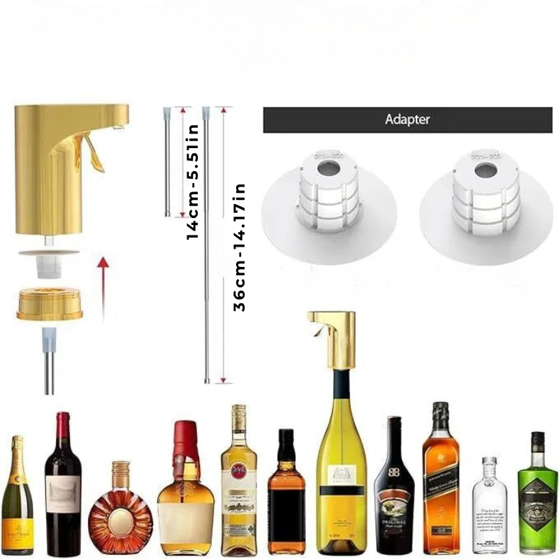 Verseuse électrique précise pour le vin et les boissons