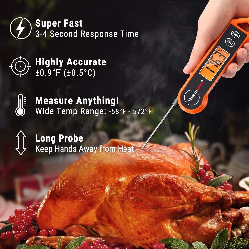 ThermoPro Thermomètre Numérique pour Viande