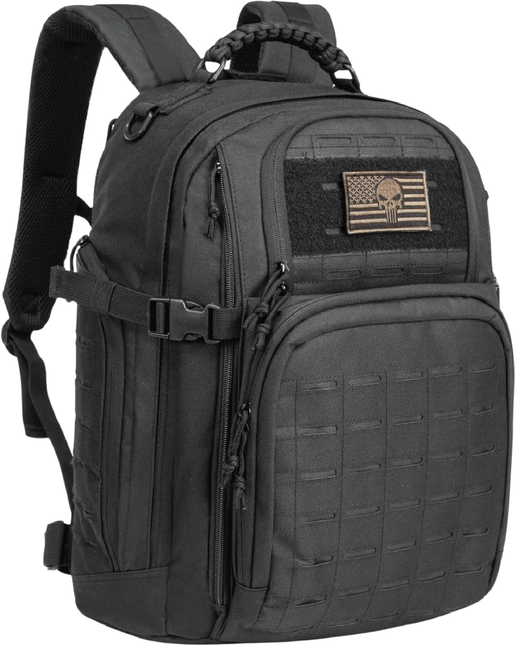 Sac à dos tactique extérieur 35L avec système Molle et rangement pour ordinateur portable