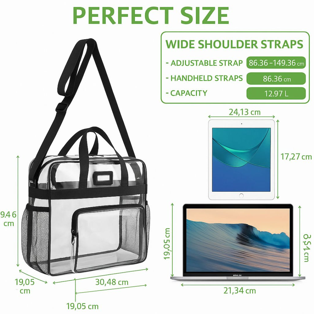 Sac Tote Transparent – CrystalTote