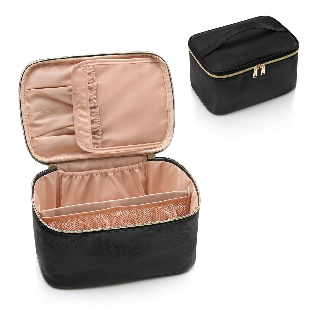 Organisateur de maquillage portable avec séparateurs